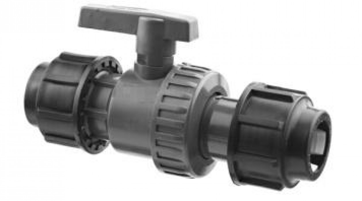 Ball Valve with 2 Compression ends 